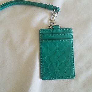 Green Coach lanyard